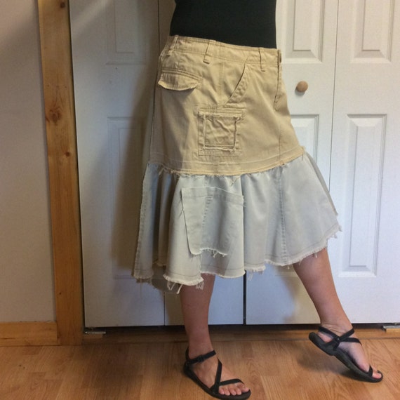 Plus Size Cargo Skirt 95