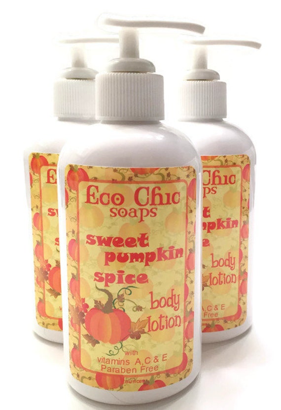 Items similar to Sweet Pumpkin Spice Body Lotion Handmade Lotion
