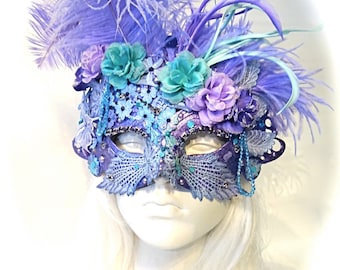 Flora Masquerade Mask Venetian Masks Mardi Gras Carnevale MA-106