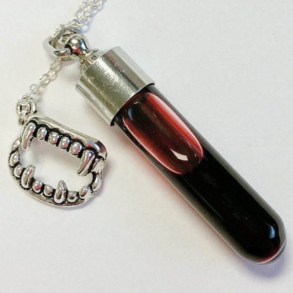 Gemstone Or Vial Of Blood Necklace With Fang Charm   Il 570xN.819293469 L6ha 