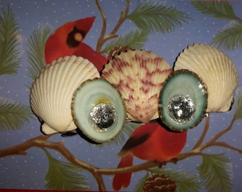 Seashell Hair Clip, Seashell Hair Barrette, Coastal Hair Clip, Handmade Hair Clip, Shell Hair Accessory, Seashell Barrette