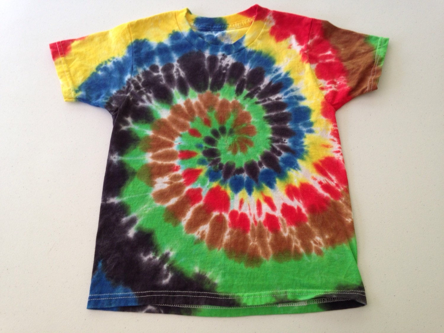 Kids Small Tie Dye T-shirt by WhimsyandWicked on Etsy