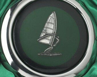 Wind Surfer Whiskey Flask