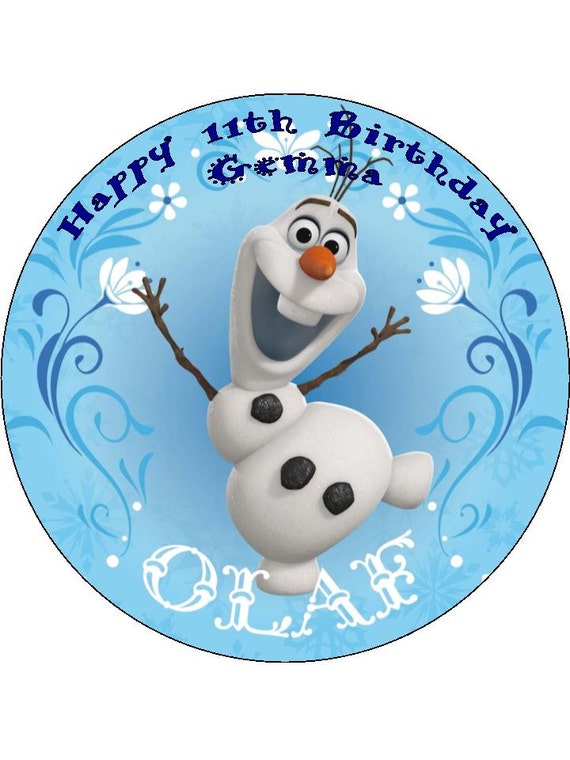 personalised olaf teddy