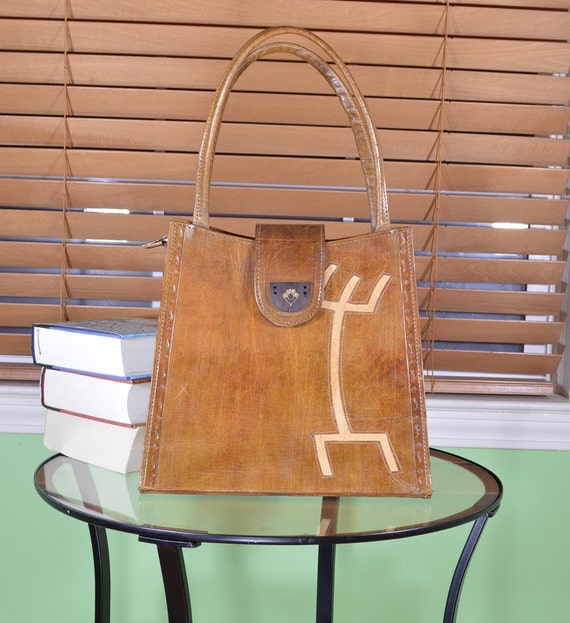 African Leather Handbag 100 Handmade Women Handbag from Mali