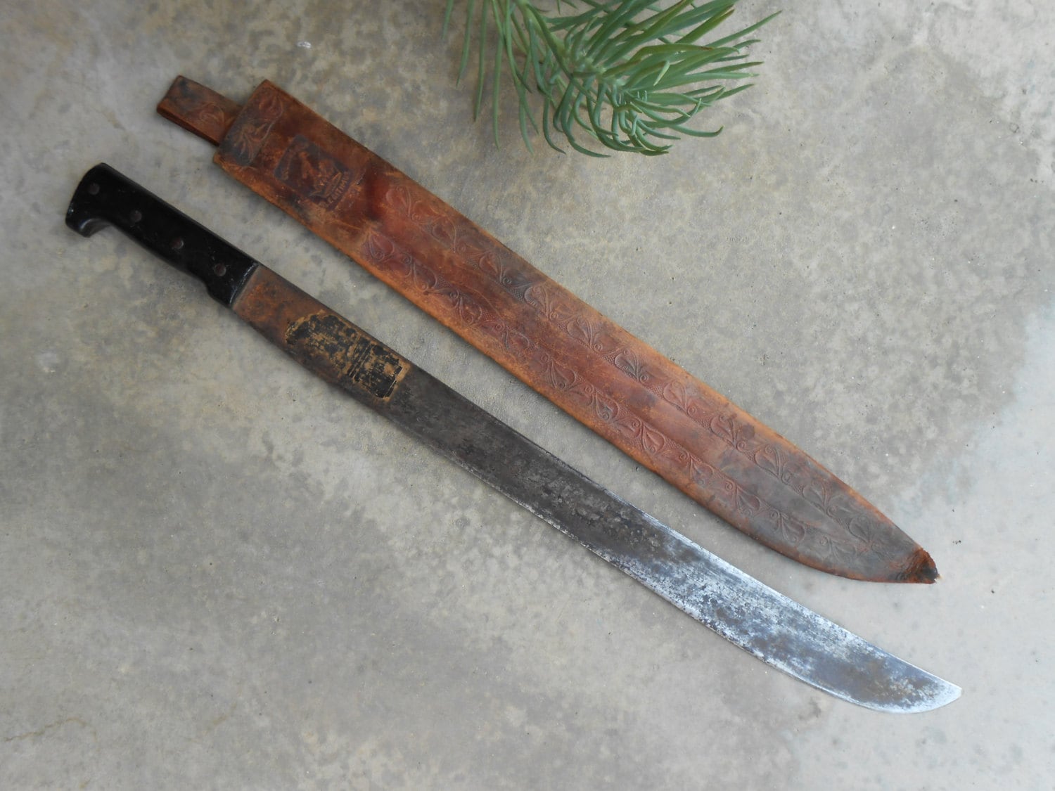 MACHETE Vintage 1940s Collins & Co. Legitimus No 13 WWII