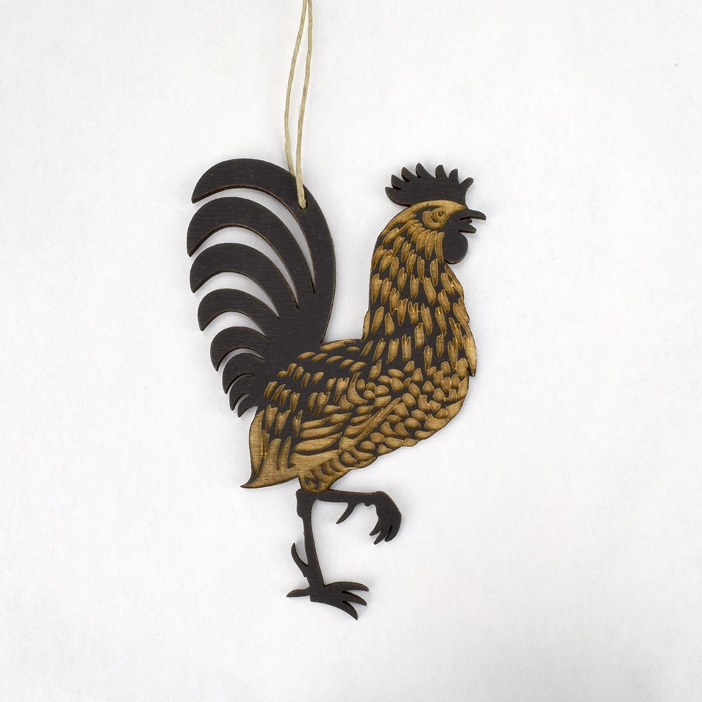 rooster christmas ornament rooster christmas ornament