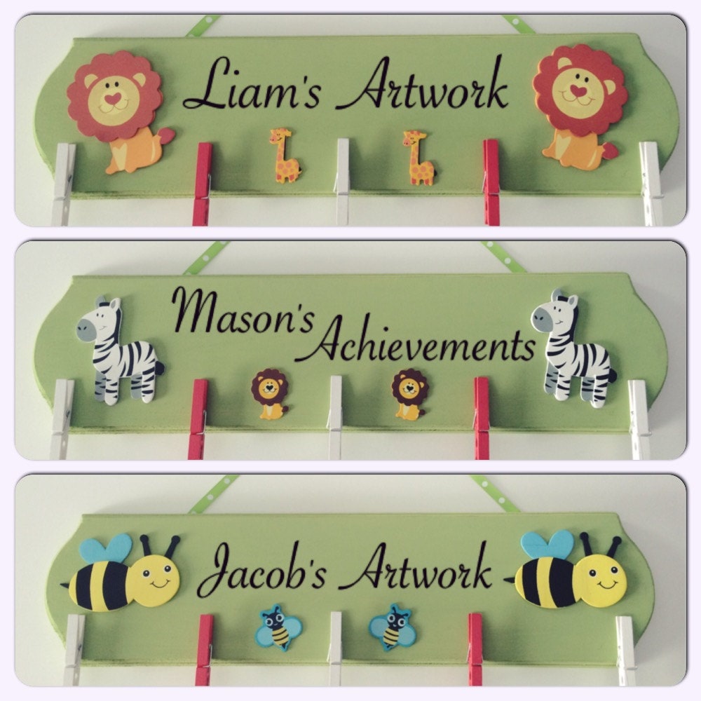 Children's Artwork Hanger Kid's Artwork Display Art