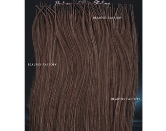 50g Darkest Brown Beauties Factory Handmade Stick tip (i-tip) Heat Adhesive 100% Remy Human Hair Extensions 20inch