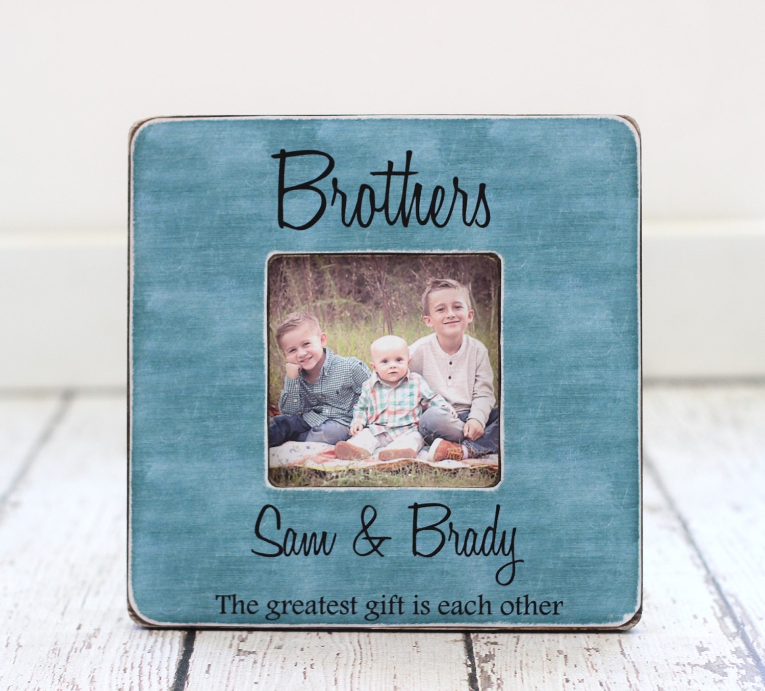 Brothers Picture Frame GIFT Personalized Brothers Frame Best