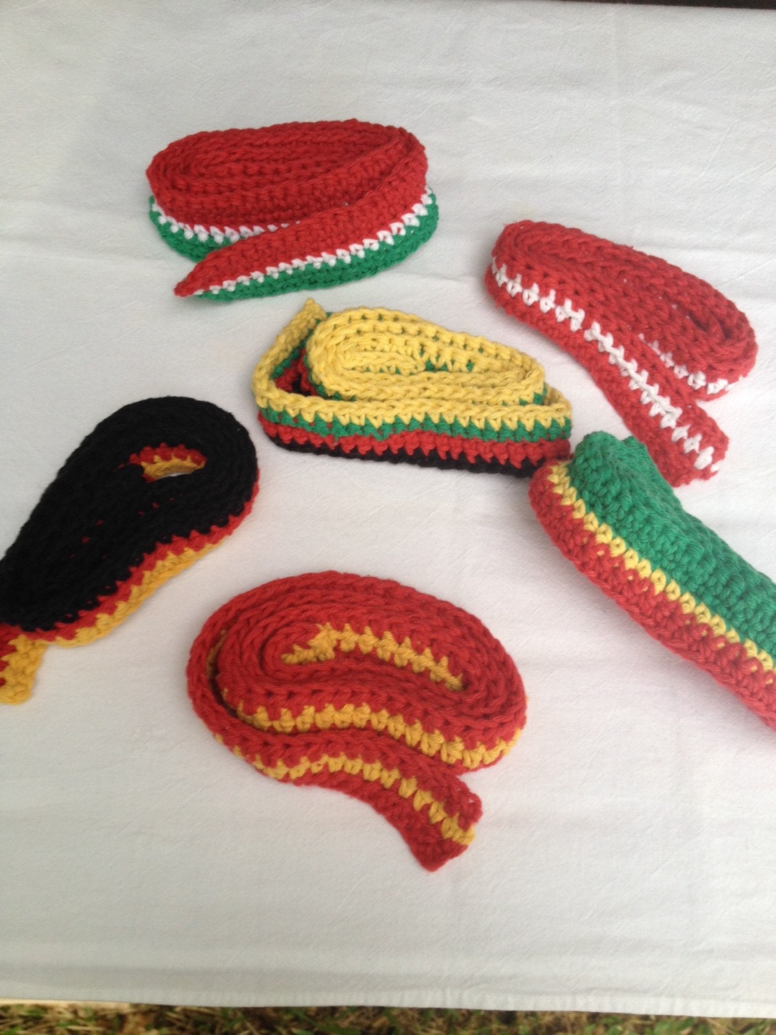 Rasta dog collar Rastafari dog girl dog collars Pet Collars