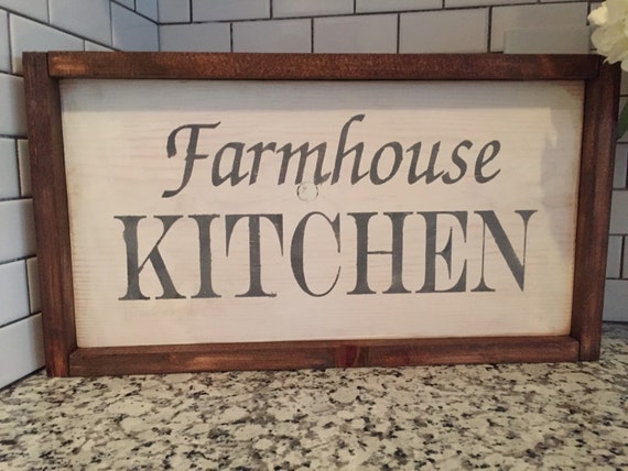 Items similar to Farmhouse kitchen sign, farmhouse, kithen decor ...