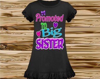 Big Sister Shirt - Big Sister Announcement Shirt
