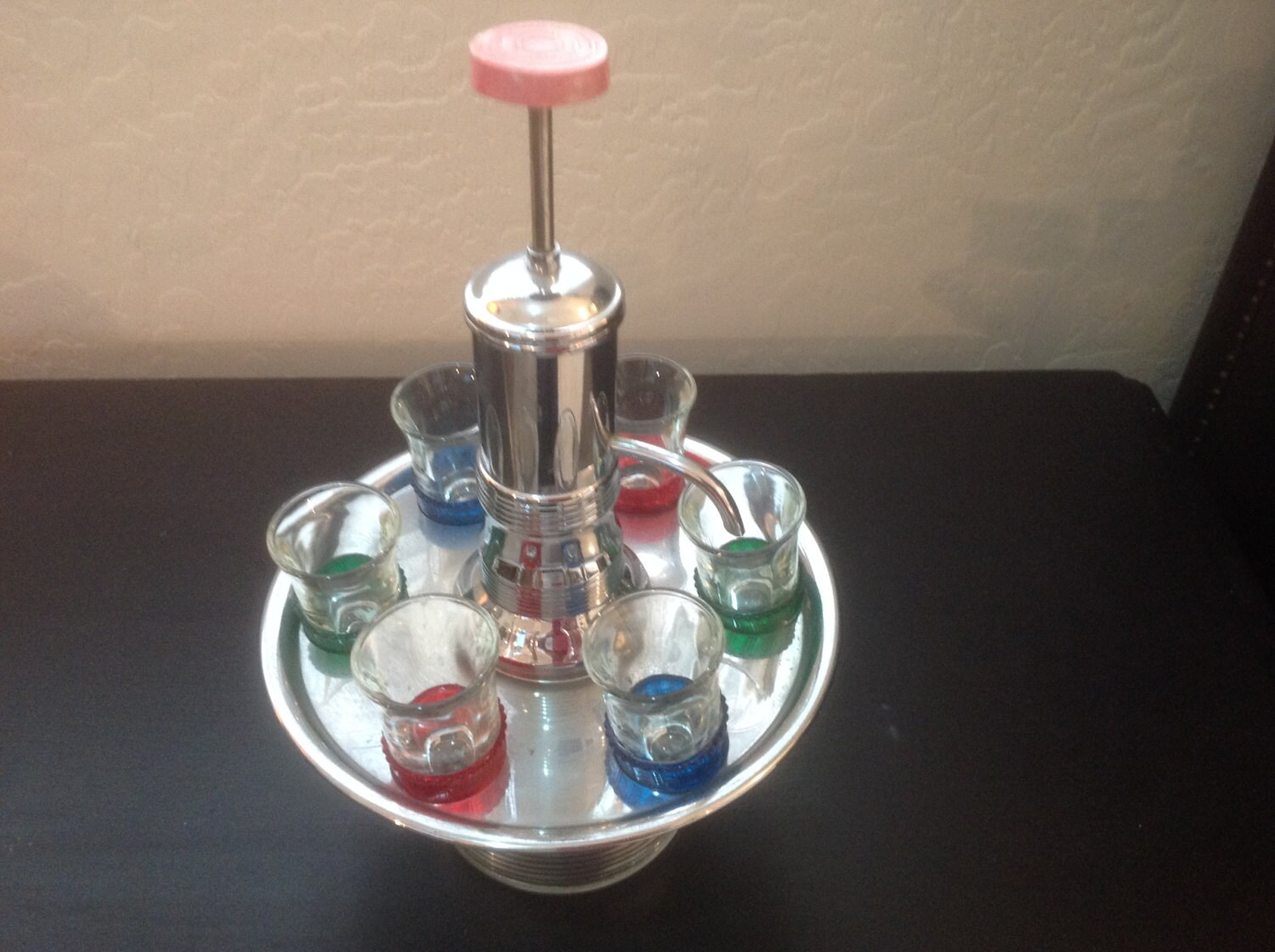 Authentic 1950's Park Sherman Revolving Liquor Dispenser