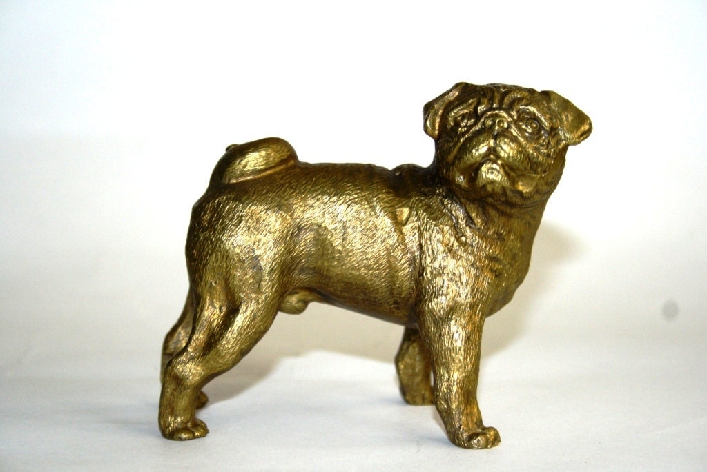 chinese pug statue