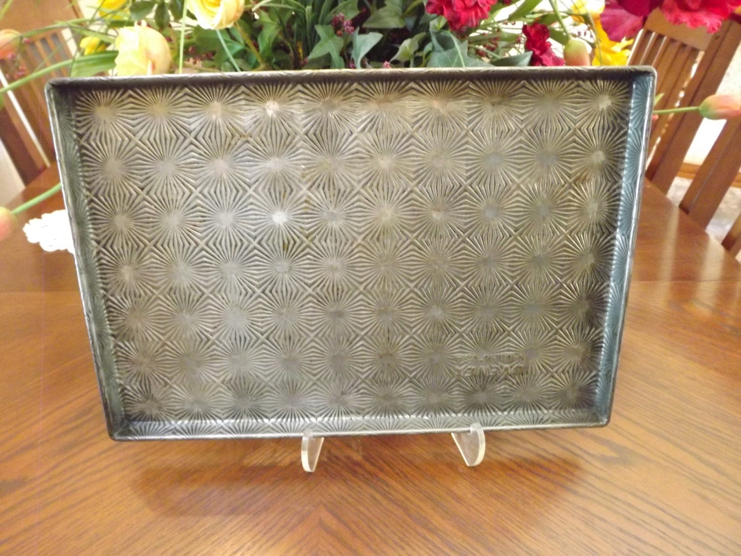 Vintage Ovenex N10DL 16 USA Starburst Bakeware Cookie