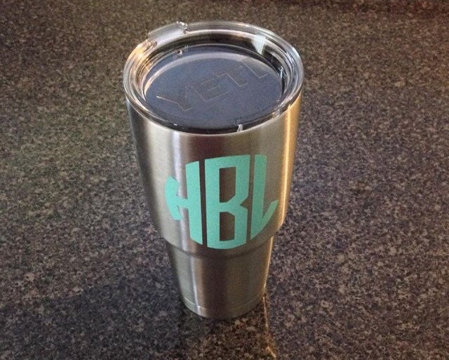 Yeti Decal Yeti Cup Yeti Rambler Cup Decal Custom