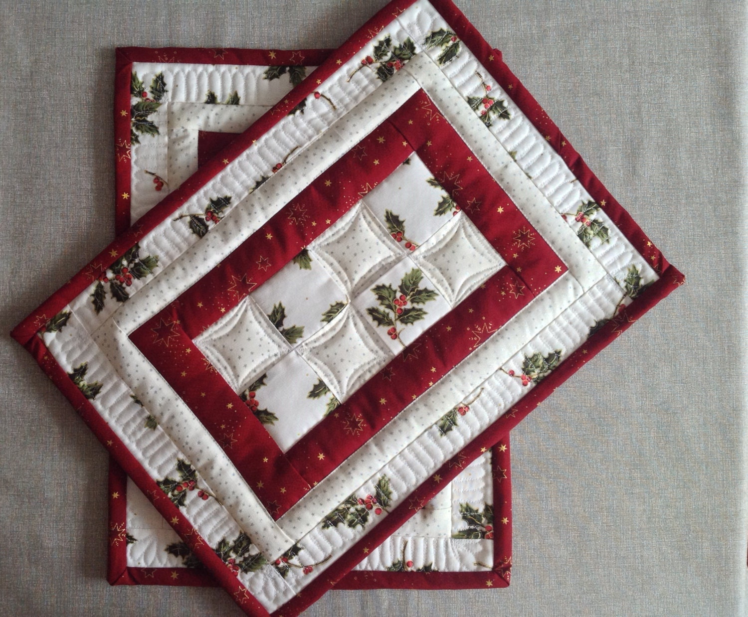 Free Printable Christmas Placemat Patterns Quilted Placemats Set Of 2 