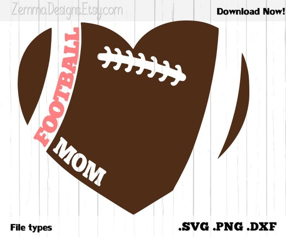 Items Similar To Football Mom Svg Football Heart Svg Football Mom