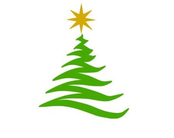 Christmas Tree SVG, Studio 3, EPS and pdf Cutting Files for Electronic Cutting Machines