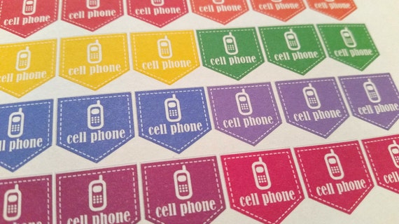 Bill Flags // Cell Phone (Set of 24) Item #042