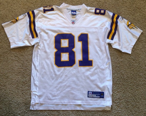 Vintage Away White Minnesota Vikings Jersey 81 by TRILLAHOLIKS