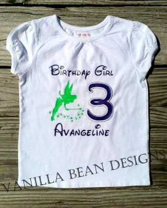 tinkerbell birthday shirts