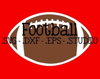 Football Cut File - Football Clip Art - Football SVG - Football DXF - Football EPS - Football Silhouette Studio File - Football svg cut file