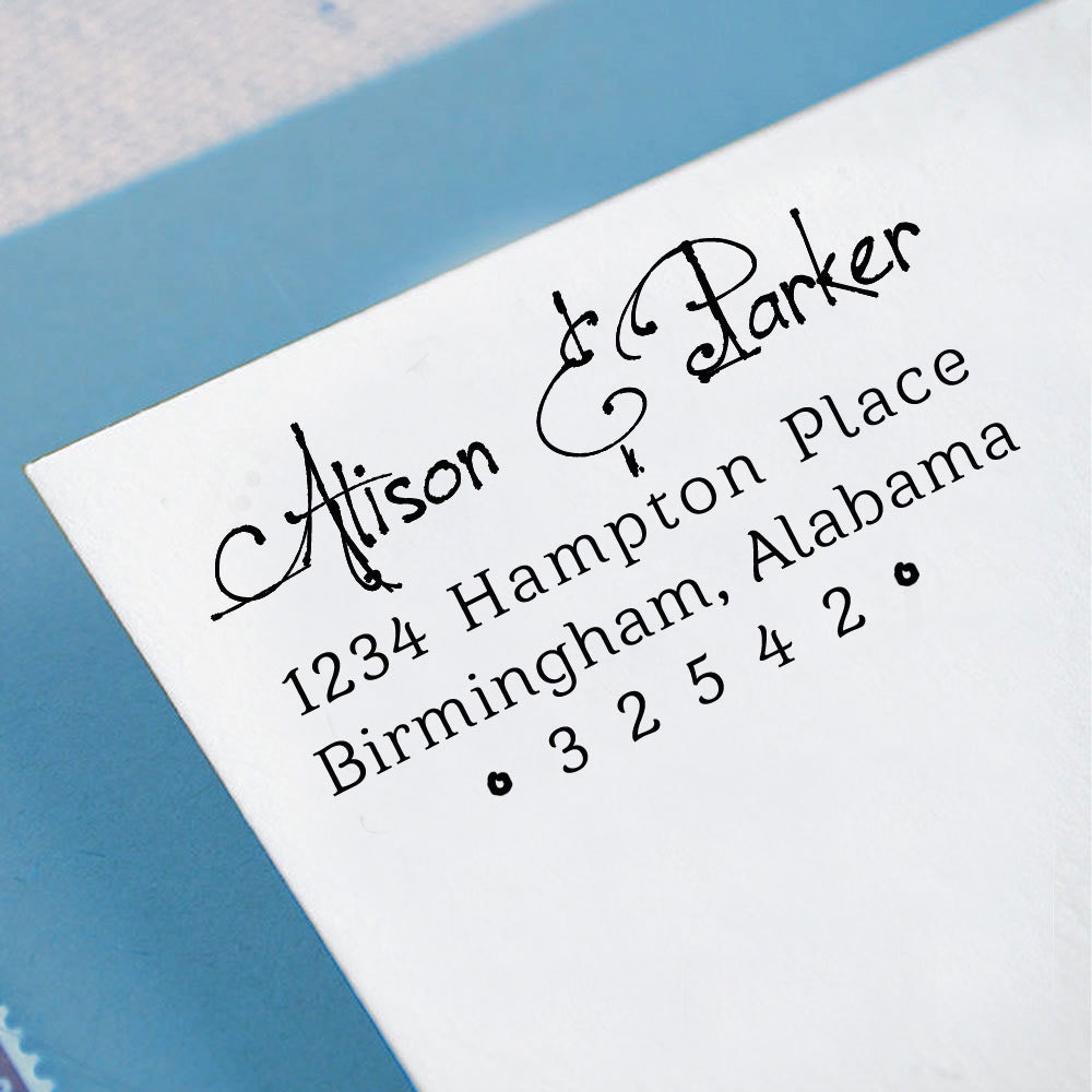 Business Address Stamp Custom Return Address StampSelf Inking