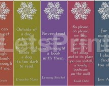 popular items for quote and bookmark on etsy