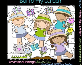 Garden bugs clipart | Etsy