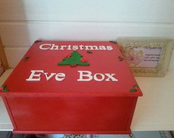 wooden mdf large christmas eve box