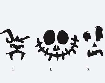 Pumpkin decal, pumpkin, Halloween decal, Jack-o-lantern decal, vinyl decal, diy decal, vinyl stickers, vinyl, pumpkin decals