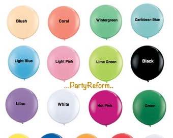 36 Inch Round Balloons 36” Round Balloons Latex Balloons Giant 36” Balloons Photo Props Bachelorette Party Wedding Birthday