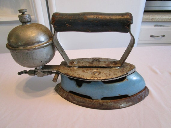 antique steam iron