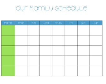 Items similar to Parenting Time / Custody Calendar - 2014 Schedule