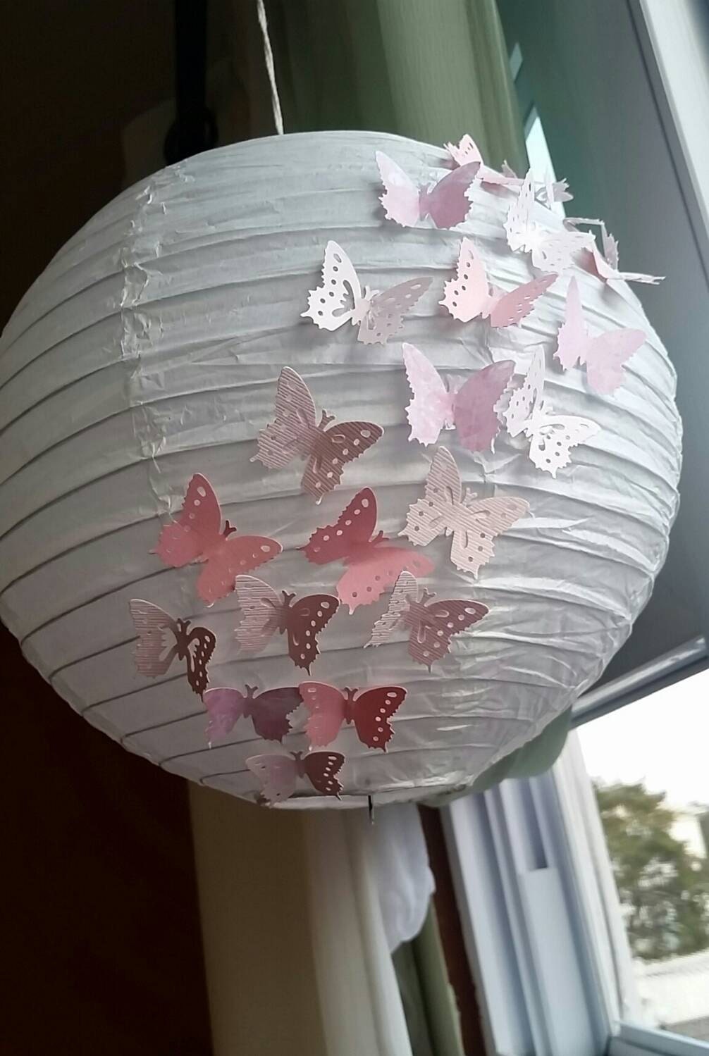 10in. Hanging Butterfly lantern paper lantern by ShugaSweetThings