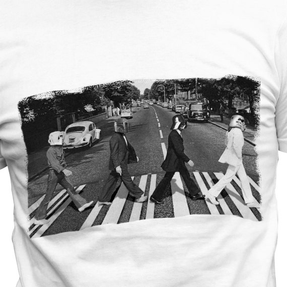 Beatles Abbey Road Star Wars Mash Up T-shirt