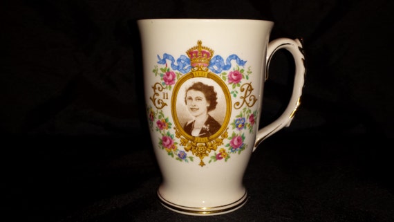 Queen Elizabeth II Coronation Commemorative Cocoa Mug