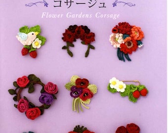 Flower Garden Corsage Patterns - Japanese Craft Book