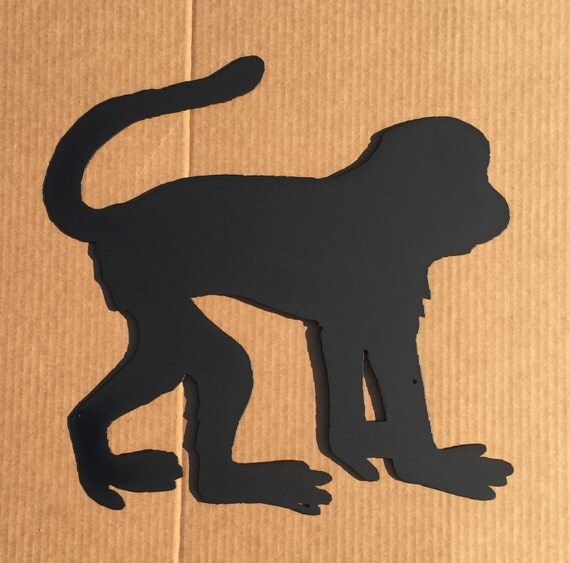 Monkey Metal Wall Art I4