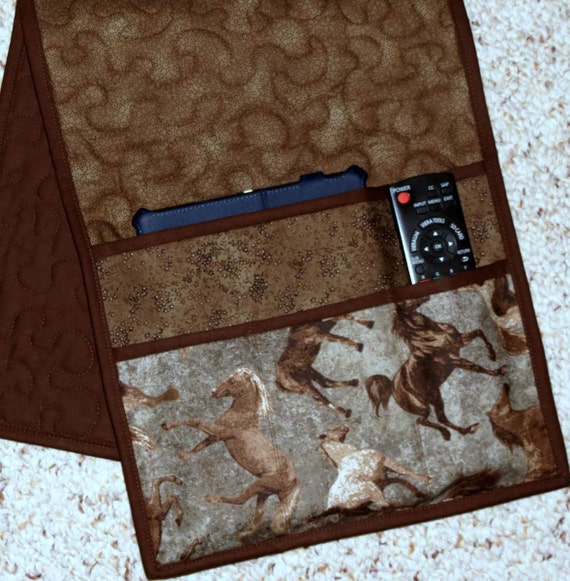 Quilted Armchair Caddy Bedside Caddy Remote holder