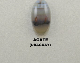 Uraguay Agate Designer Oval Cabochon for Jewelry Artisans.