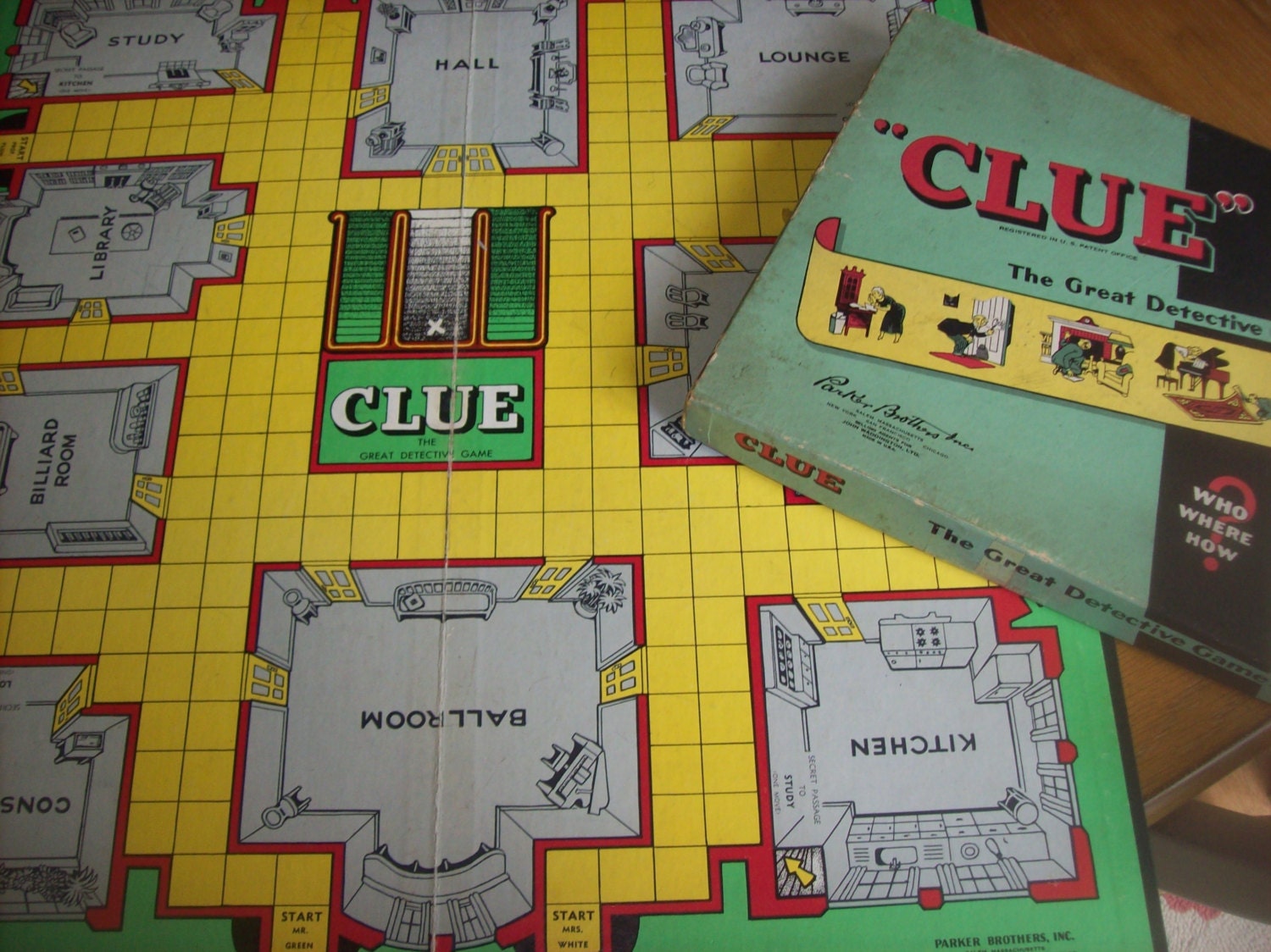 Clue The Great Detective Board Game by Parker Brothers by kris67