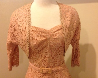 Vintage Pink Party Dress