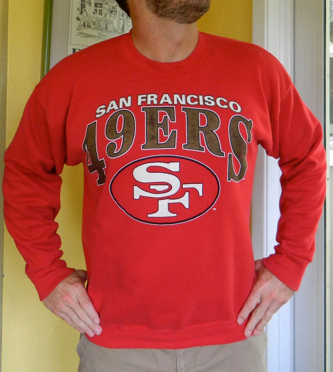 Vintage san francisco 49ers sweatshirt Clearance