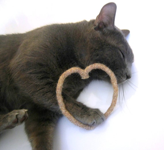 Sisal and Wool Cat Toy Chewing and Batting Wool Cat Toy