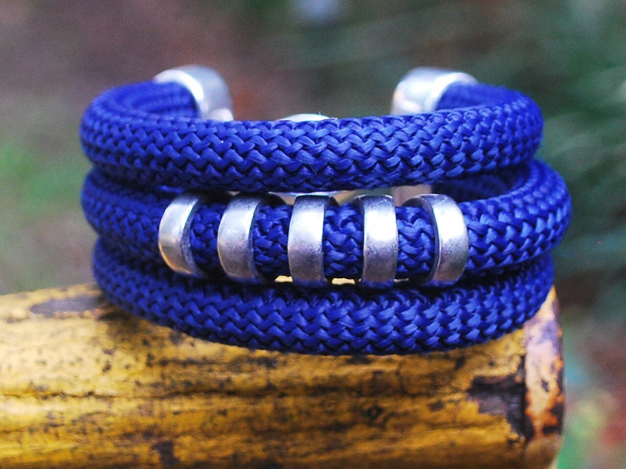 Climbing Rope Wide Outdoors Bracelet by jodigem on Etsy