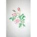 ROSES FLOWER WATERCOLOR original vintage painting