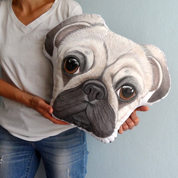 pug pillow pet